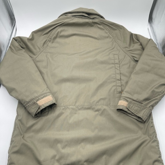 Vtg Woolrich Mens Jacket Green Full Zip Snap Pocket Cabincore Gorpcore READ - Picture 4 of 11